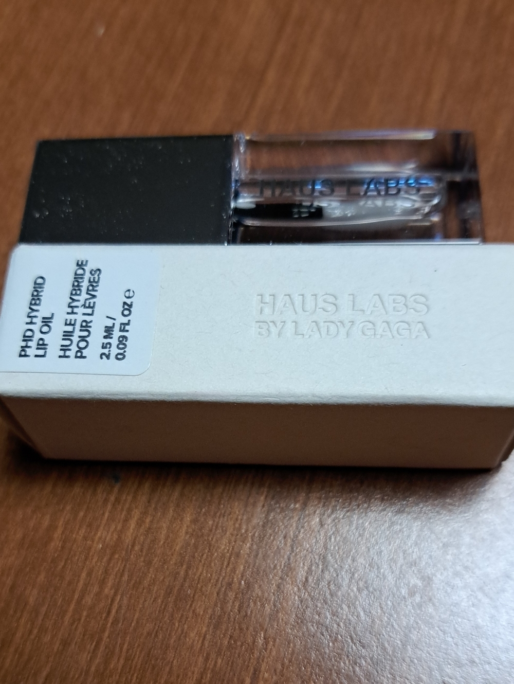 Haus Labs By Lady Gaga Hybrid Lip Oil - Clear with Black Cap